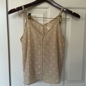 Sheer Material Adjustable Straps Tank top